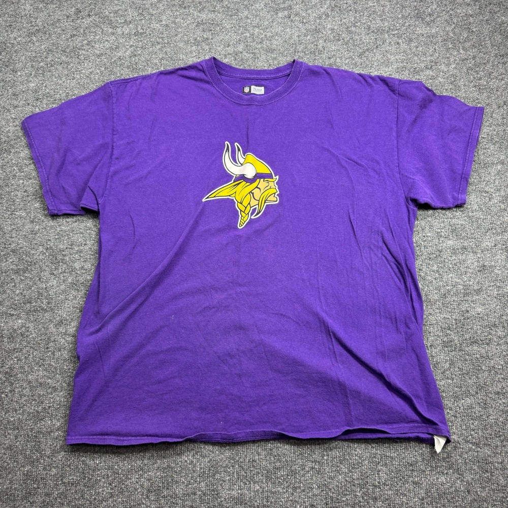 Minnesota Vikings T Shirt Mens XL Purple NFL Football Fan Graphic Tee Sportswear